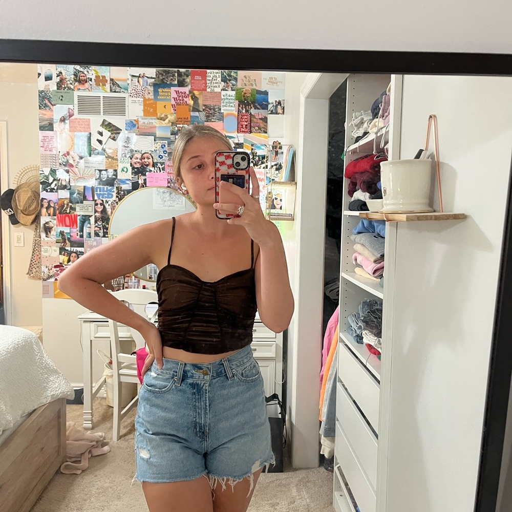Cotton candy LA top
